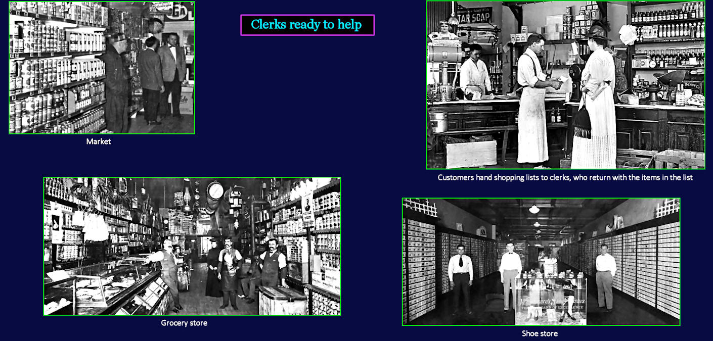 Store clerks, 1890